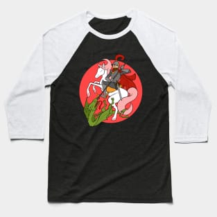 Saint George & The Dragon Baseball T-Shirt